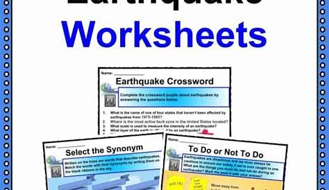 Earthquake Facts & Worksheets | Mechanism, Impact, Events