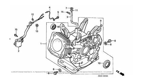 Honda Engines GX240 QA ENGINE, JPN, VIN# GC04-1000001 TO GC04-1528199