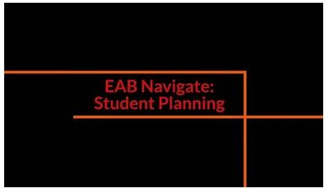EAB Navigate Student Planning