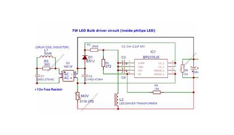 9W Led Bulb Driver Circuit | 7W LED Driver Circuit | LED Driver