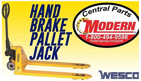 Wesco Hand Brake Pallet Jack | Modern Central Parts - YouTube
