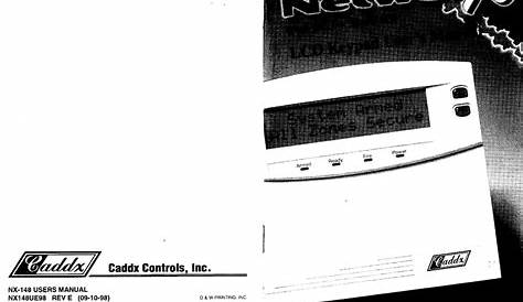 caddx nx 8 programming manual