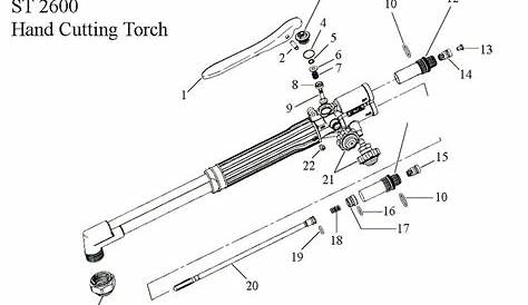 cutting torch parts diagram