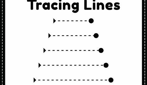 line tracing worksheets free