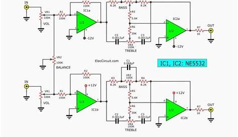 bass treble circuit diagram