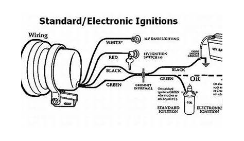 autometer street tach wiring diagram