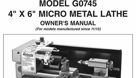 GRIZZLY G0745 OWNER'S MANUAL Pdf Download | ManualsLib