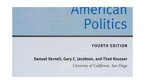 the logic of american politics 10th edition pdf