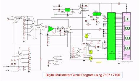 simple multimeter circuit diagram