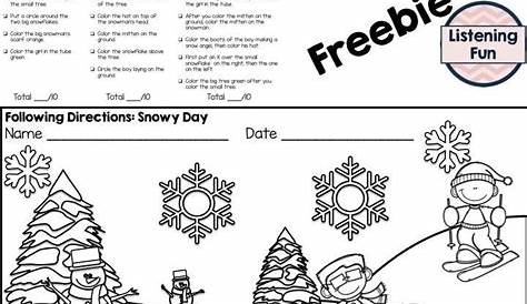 follow directions coloring worksheet