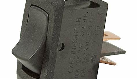 SPST 16 AMP CARLING ROCKER SWITCH RA901RBB0N | Toggle Switches
