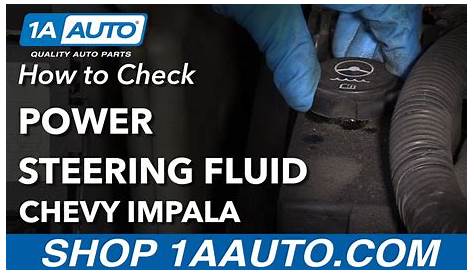 How to Check Power Steering Fluid Level 2000-05 Chevy Impala | 1A Auto
