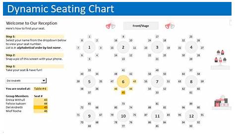 free random seating chart generator