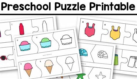 Summer Preschool Puzzle - Active Littles