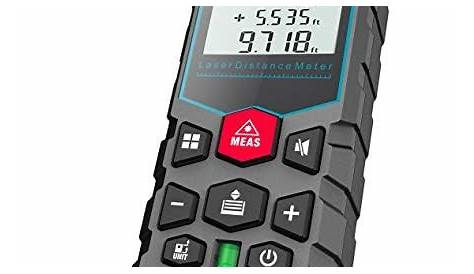 Mileseey Laser Measure 131Ft Digital Distance Meter with Mute Function