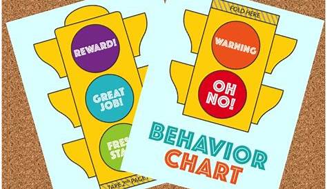 Stefanie Hohl - Blog - Printable Stoplight Behavior Chart