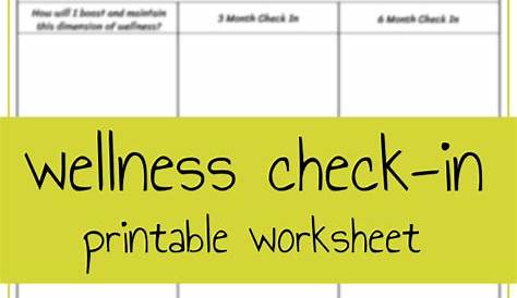 algunproblemita: Wellness Worksheets