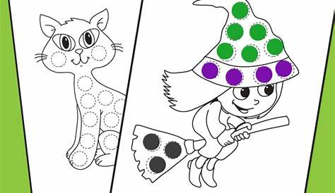 Halloween Do a Dot Printables – 10 Minutes of Quality Time