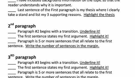 Argumentative Essay 5Th Grade | Mistyhamel with 5 Paragraph Essay