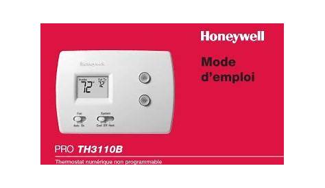 Honeywell Deluxe Digital Non Programmable Thermostat Manual