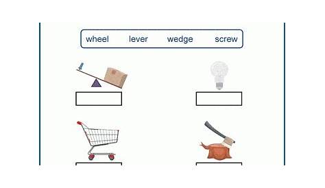 Identify Simple Machines Worksheet | K5 Learning