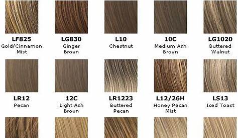 light ash brown hair color chart
