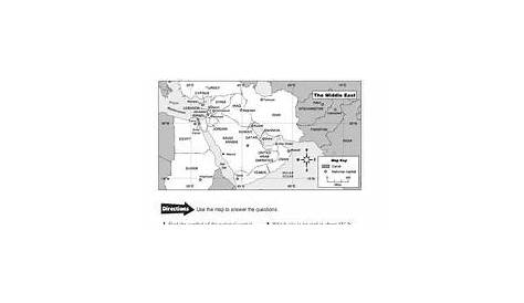 World Maps Library - Complete Resources: Maps And Globes Worksheets Grade 4