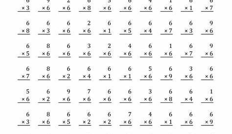 multiplication 6 7 8 worksheet