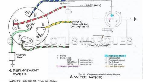 4 Wire Wiper Motor Wiring Diagram - Wiring Diagram Schemas