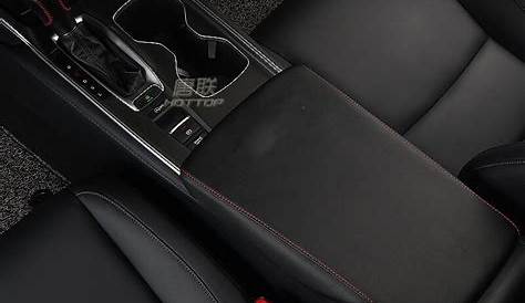 Car Armrest Cover Pad Console Arm Rest Pad For Honda Accord Sedan 10th
