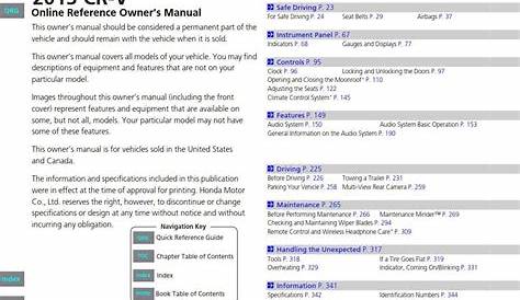 2011 honda crv owners manual