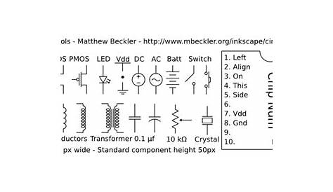 simple circuit diagram symbols