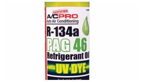 AC Pro Certified A/C Pro® R-134a PAG 46 Low Viscosity Refrigerant Oil