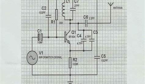 5 km fm transmitter circuit diagram