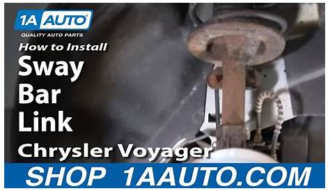 How To Install Replace Sway Bar Link Dodge Caravan 96-07 Chrysler Town and Country - 1AAuto.com