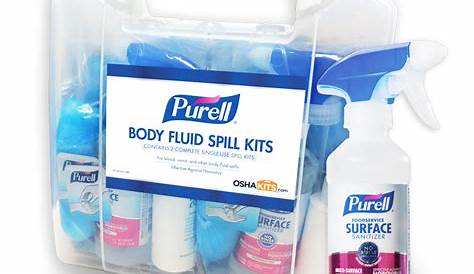 Purell® Body Fluid Spill Kits | OSHAKits.com: Body Fluid Spill Kits