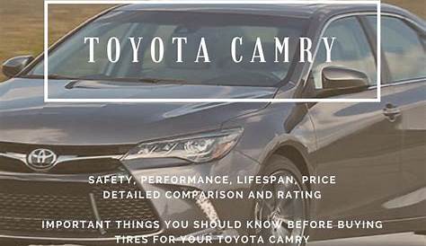 toyota camry 2016 tires