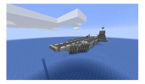 aircraft carrier minecraft schematic