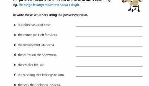 Free Printable Possessive Nouns Worksheets Singular Plural Possessive