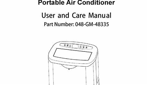 Della Portable Air Conditioner Heater Manual / Della 8 000 Btu Window