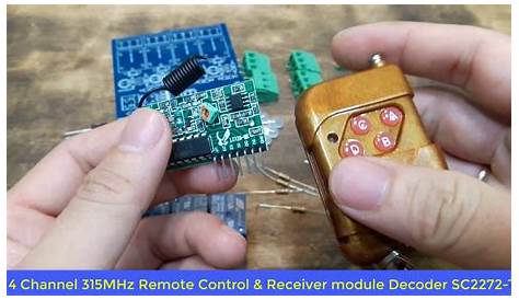 4 channel rf remote control circuit diagram pdf
