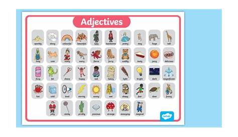 Adjectives Poster | Twinkl Display Resources (teacher made)