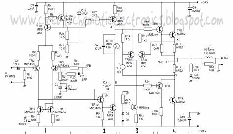 class a amp schematics