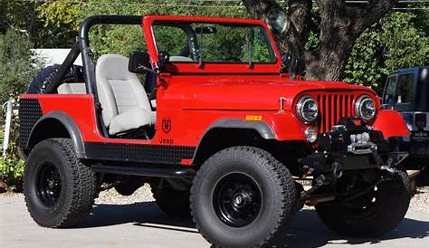 jeep with red interior