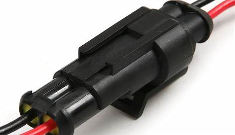 2 Pin Way Car Auto Waterproof Electrical Connector Plug Socket Kit w