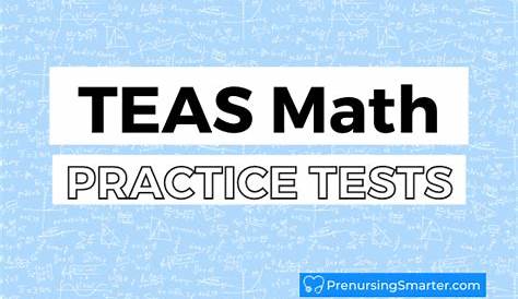 teas test formula sheet math