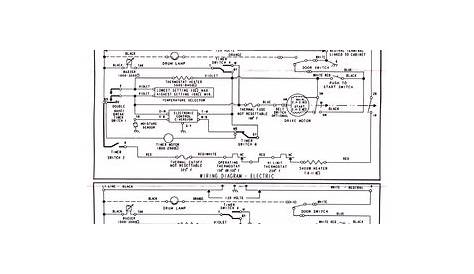 kenmore dryer wiring schematic