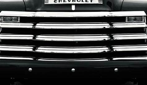 1950s Chevy Work Truck Grille Detail Photograph by Jon Woodhams - Fine