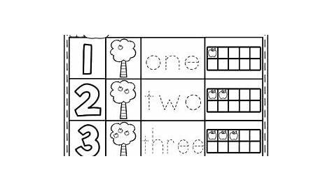 Numbers 0-5 Worksheets For Kindergarten - Brian Harrington's Addition