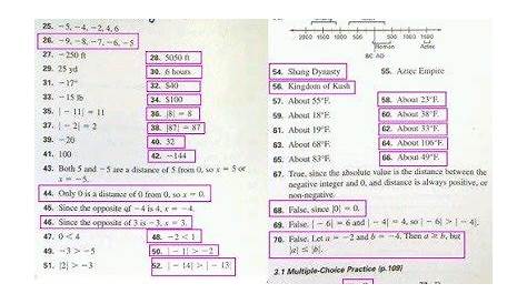 holt mathematics worksheets with answers